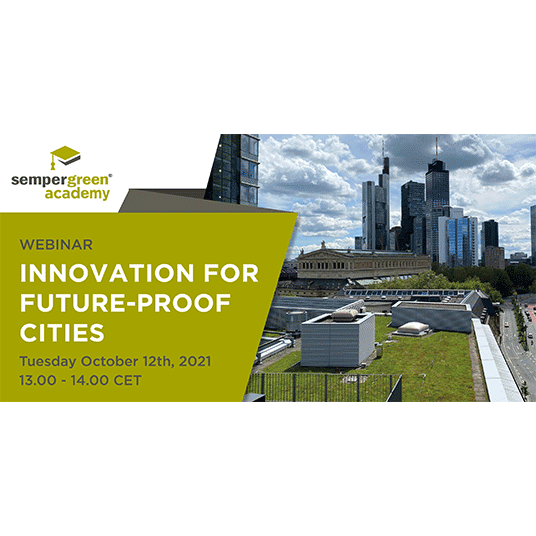 innovation for future-proof cities webinar
